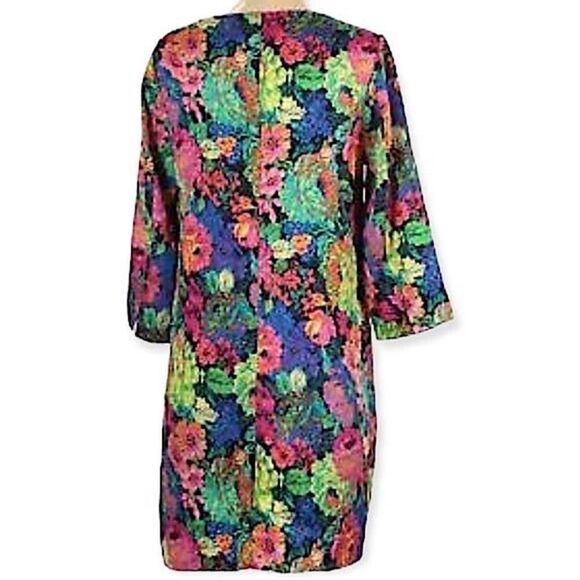 ANTHROPOLOGIE Dress HD IN PARIS Tropicalist Shift Size XS • BLOGGER FAVORITE • - Picture 7 of 13